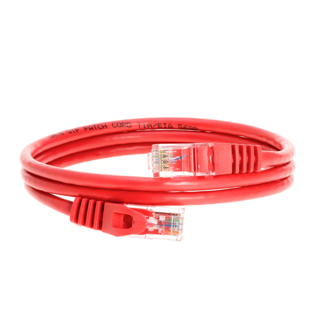 Cat6 Red Patch Cord Network Cable Ethernet LAN RJ45 UTP 3FT – 20FT Multi LOT