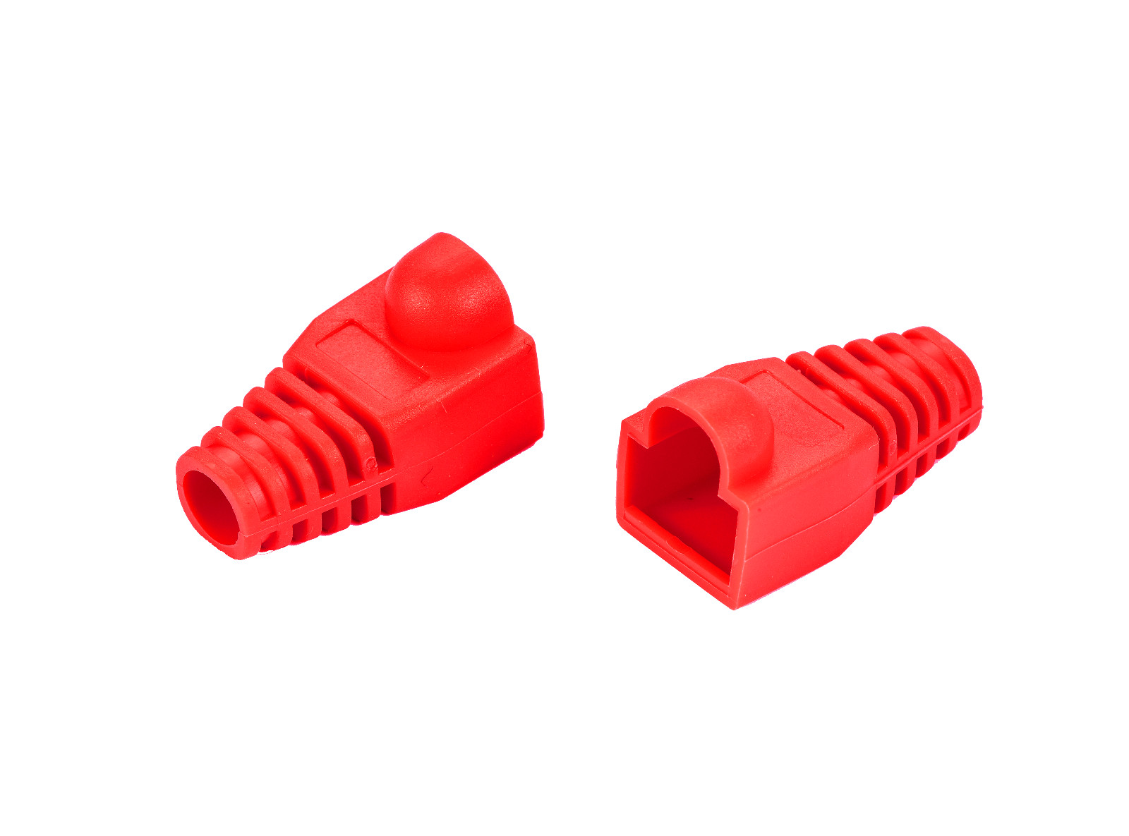 200 pcs Boot Cap Cover for RJ45 Network Connectors Cat5 Cat5e Cat6 Cable Red