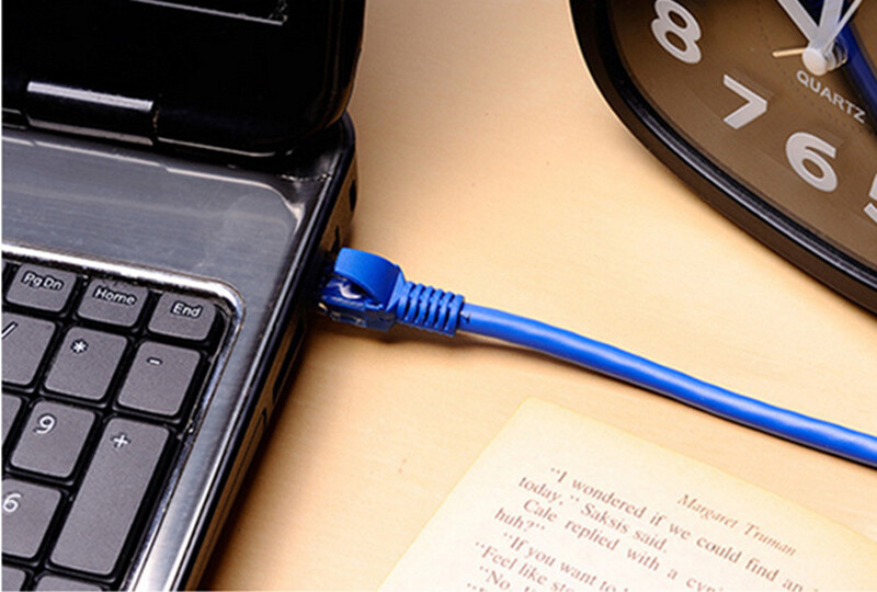 BLUE 75FT CAT6 Cat 6a Ethernet Network Patch Lan Cable Cord with RJ45 Connector