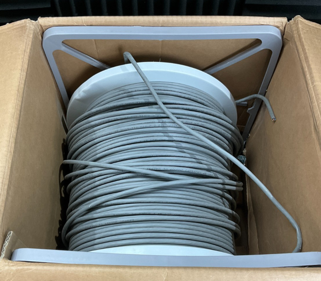 Tripp Lite CAT-6 PVC Bulk Cable – 1000 feet gray N222-01K-GY ✨🔥NEW OPEN BOX!🔥✨