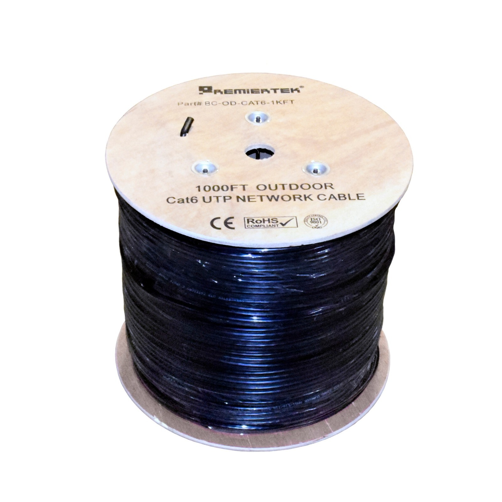 Pure Copper 1000ft CAT6 UV/CMX Waterproof Outdoor Direct Burial Network Cable