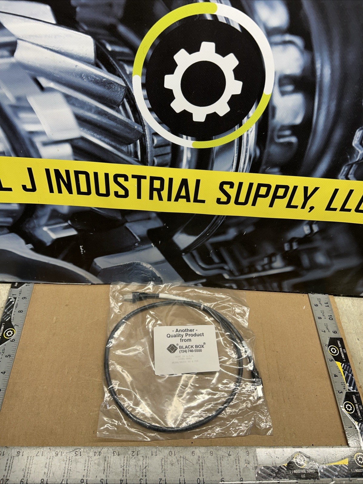 NEW! BLACK BOX XJ201-0003 Patch Cable (3m) MULTIPLE IN STOCK_WARRANTY_FAST SHIP!