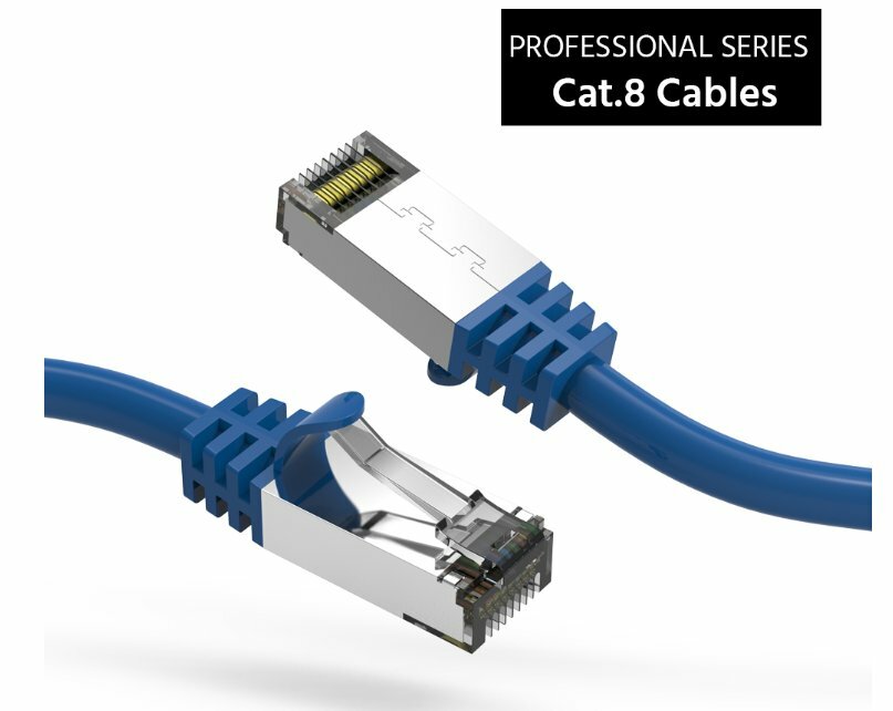 5x Cat.8 Shielded 40Gbps CAT 8 Ethernet Cable RJ45 1Ft 2Ft 3Ft 5Ft 7Ft 10Ft lot