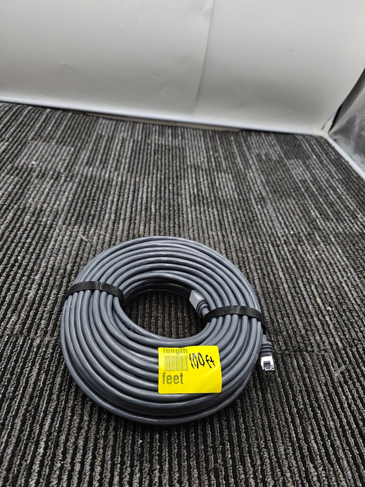 CAT6 26AWG F/UTP PVC CABLE 100FT 30V ANSI/TIA-568 2-D Gray