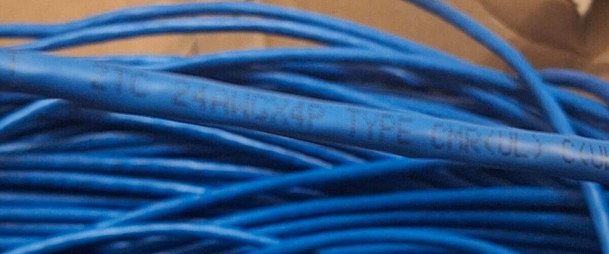 YFC-Boneagle CAT 5E Networking Cable UTP Solid 24AWG 750 FT *READ*
