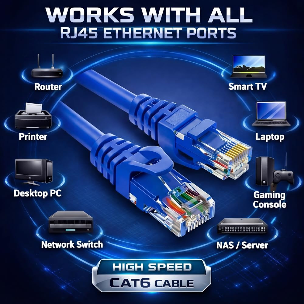 CAT6 CCA Outdoor Ethernet Cable 1000FT 305 23AWG Solid, UTP, Weatherproof