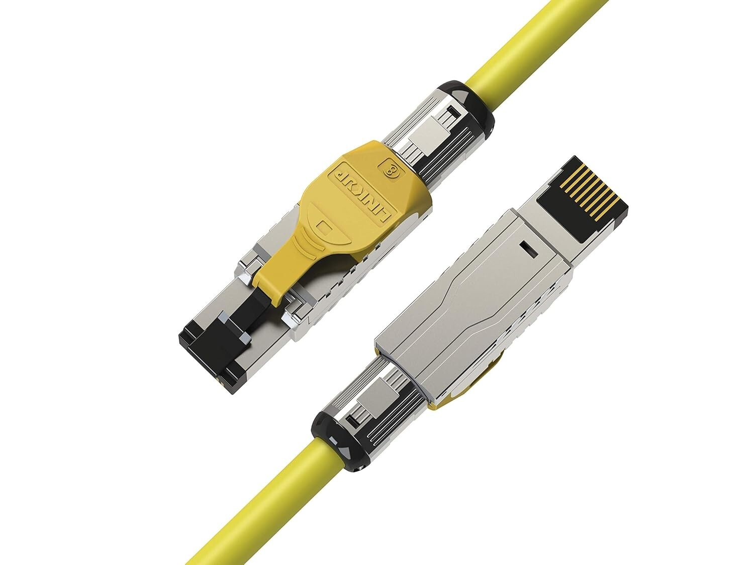 [GHMT & Certified] Cat8 Ethernet Patch Cable S/FTP 22AWG Double Shielded Soli…