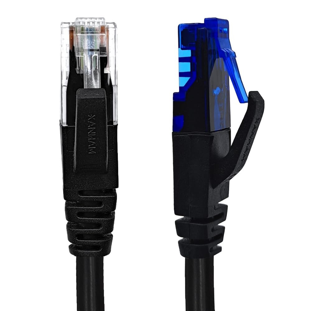 Cat6 Crossover Ethernet Cable UTP 6.6ft RJ45 Male to Male LAN Patch Cord