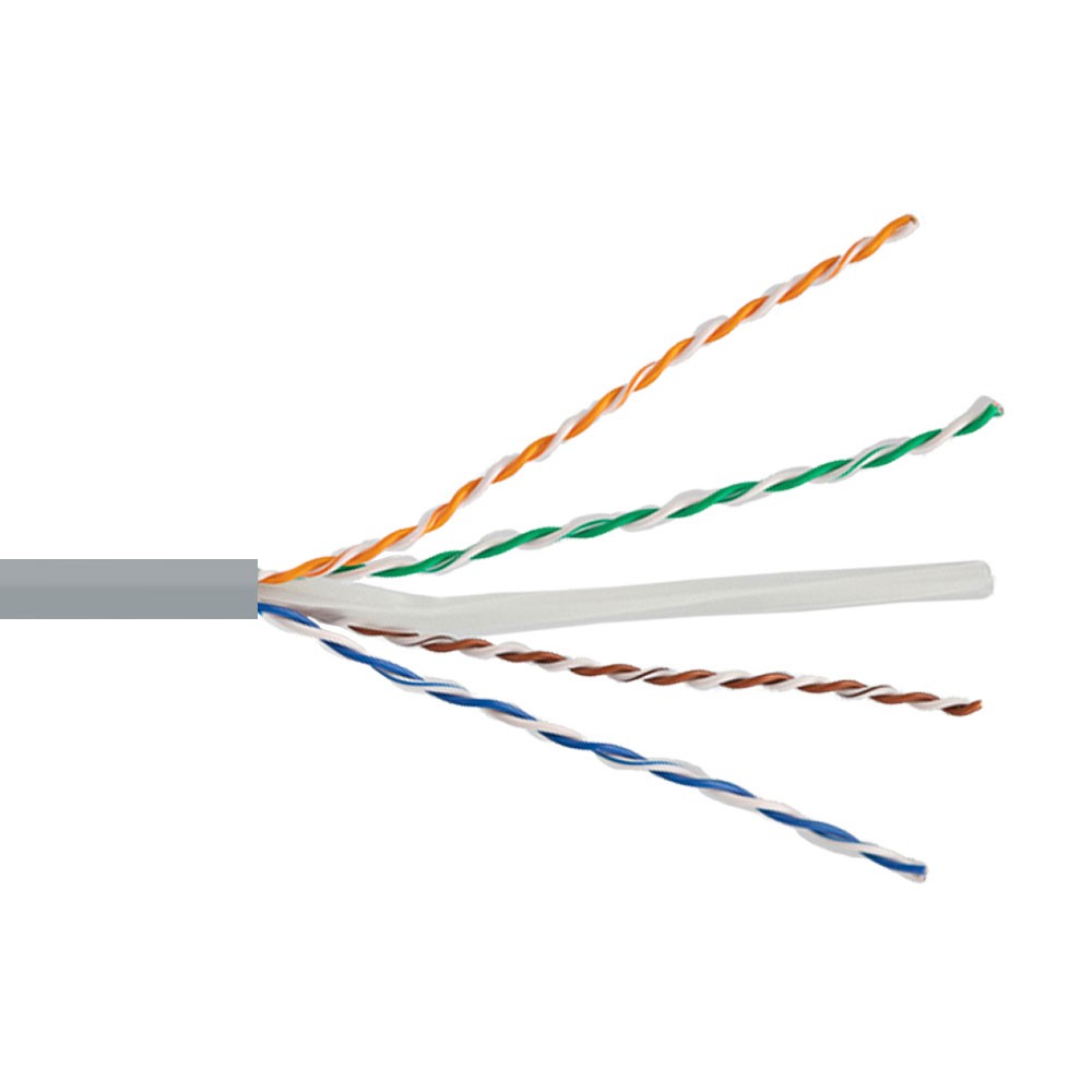 CAT6 Plenum CMP Pure Copper UTP 23 AWG 250 MHz Network Ethernet – 1000 Ft