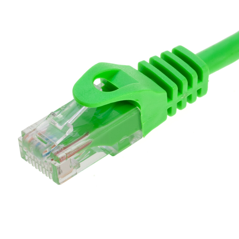 CAT6e / CAT6 Network Patch Cable RJ-45 Ethernet LAN Cable Green 3FT – 20FT LOT