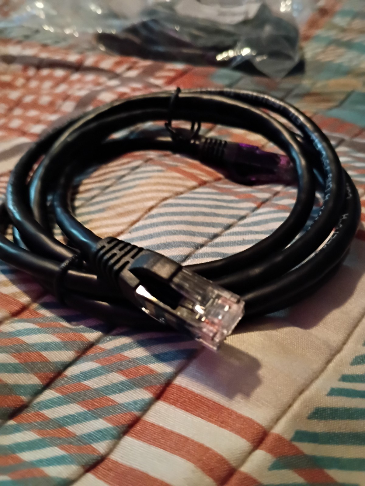 Lot of 3 C2C 5ft CAT6 Snagless UTP Cable Black ( See Description)