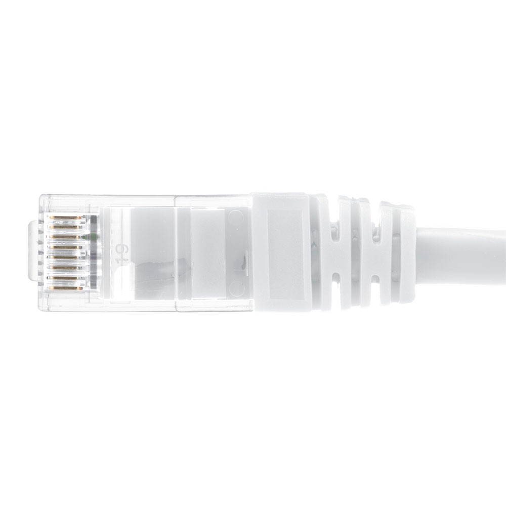 Ethernet Patch Cable CAT6A, UTP, 24AWG, 10 Ft, 10 pack, White