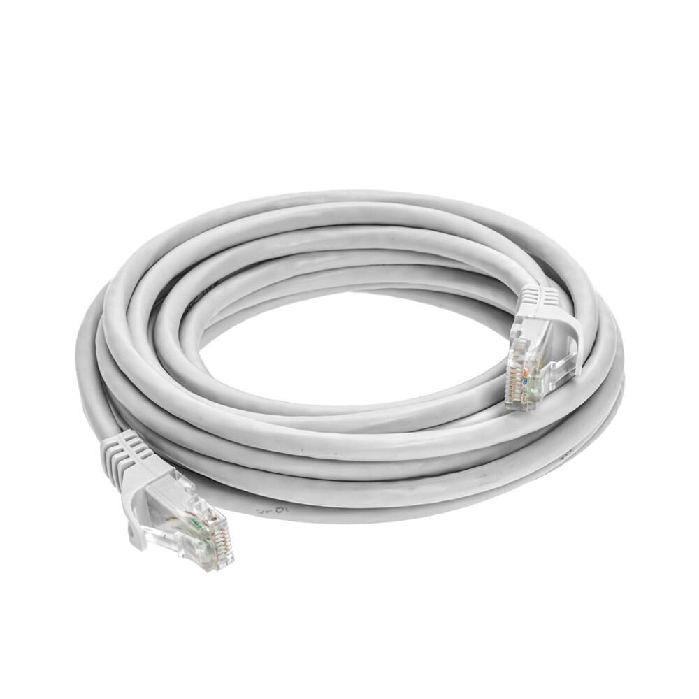 CAT5 Ethernet Patch Cable RJ-45 LAN Internet Cable Gray 1.5FT-20FT Multipack LOT