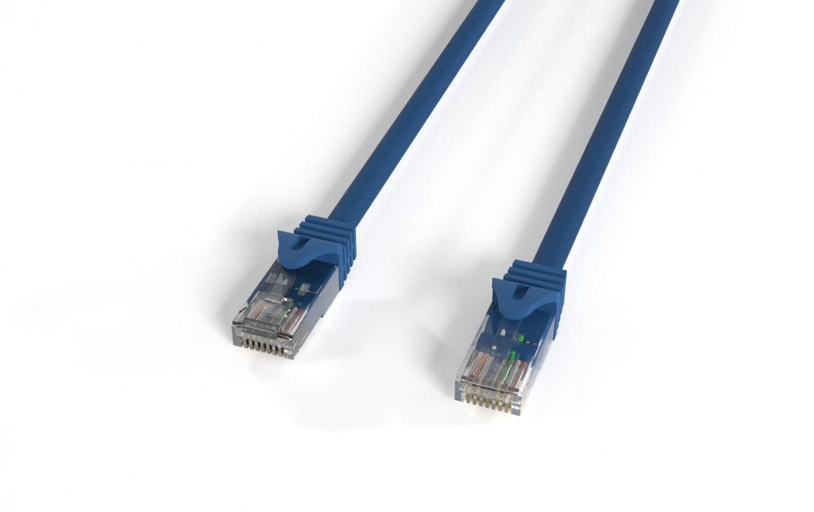 Cat6A 10G UTP patch cable molded 1ft 2ft 3ft 5ft 7ft 10ft 15ft Lot of 1,5,10