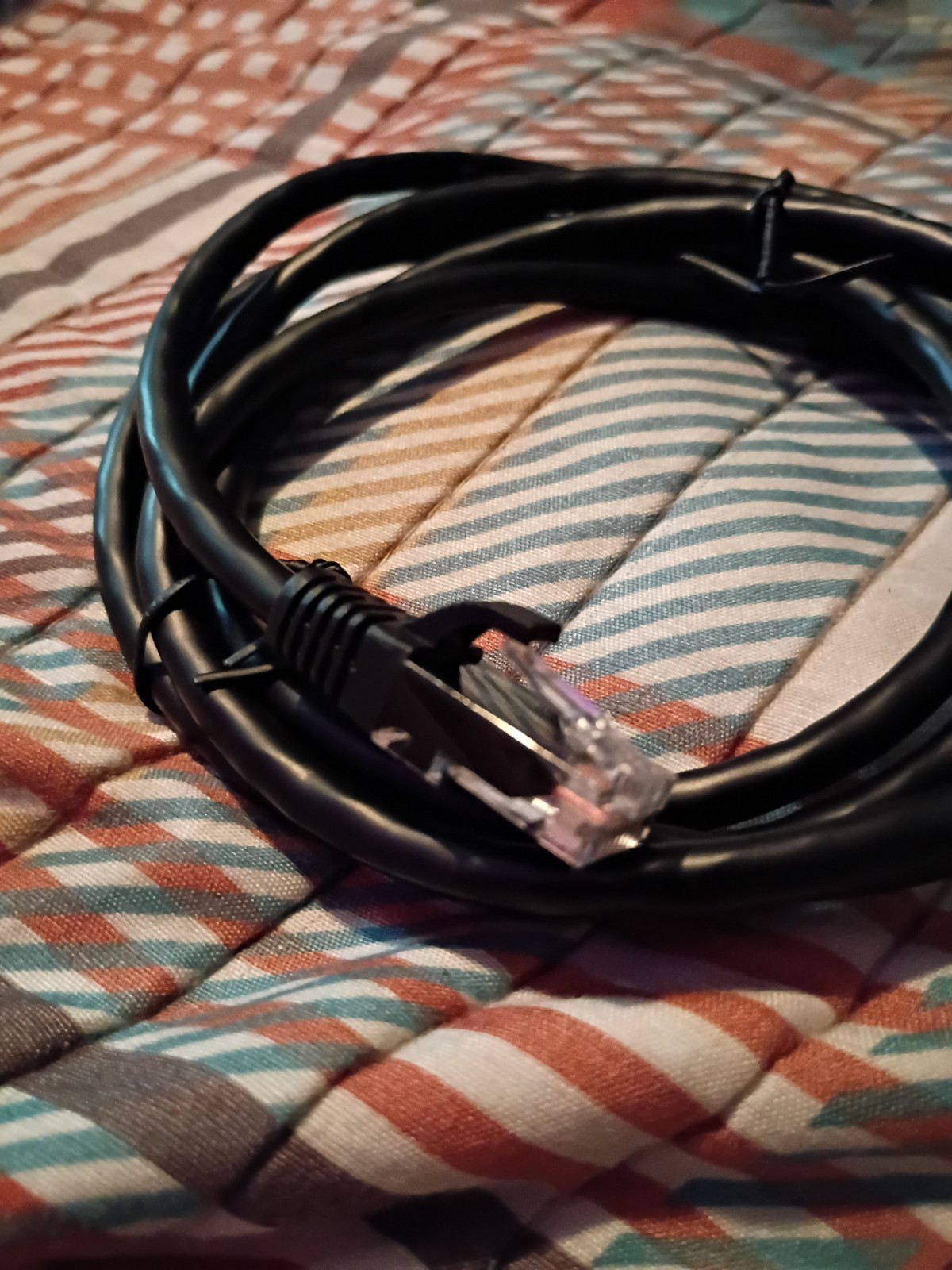 Lot of 3 C2C 5ft CAT6 Snagless UTP Cable Black ( See Description)