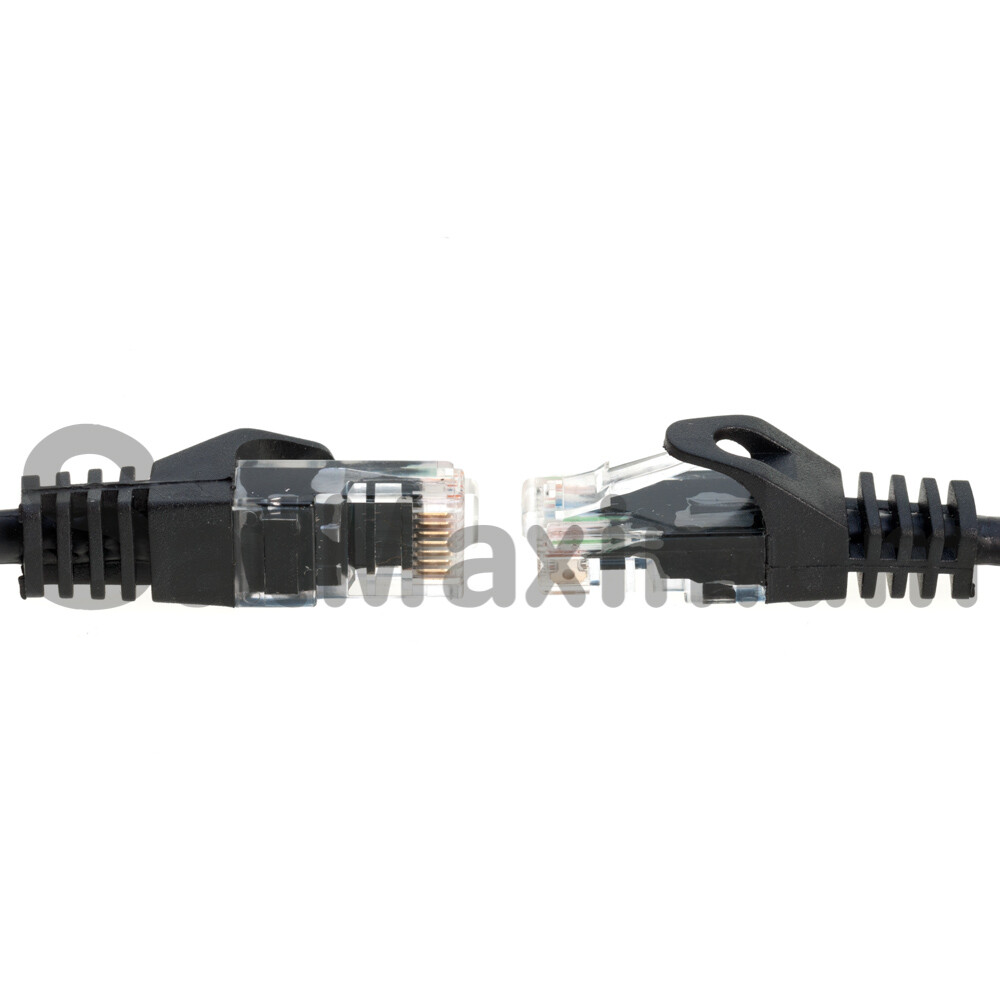 CAT6e / CAT6 Network Patch Cable RJ-45 Ethernet LAN Cable Black 1.5FT – 20FT LOT