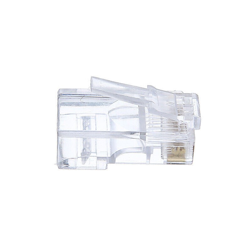 AMP Tyco Cat5e CAT6 RJ45 Ethernet Network Modular Connector Plug – Box of 100pcs
