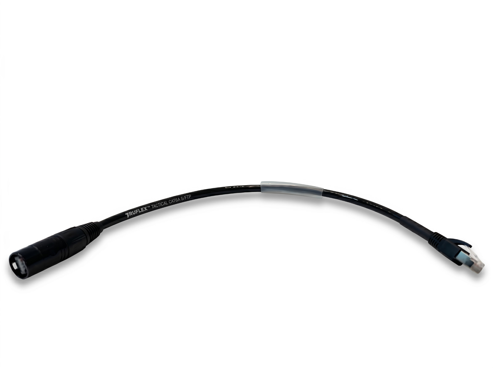 TRUFLEX CAT6A Tactical EtherCON RJ45 Jumper Cable – Shielded S/FTP
