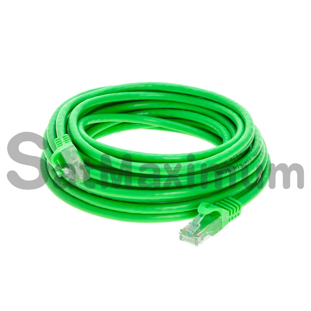 CAT6e / CAT6 Network Patch Cable RJ-45 Ethernet LAN Cable Green 3FT – 20FT LOT