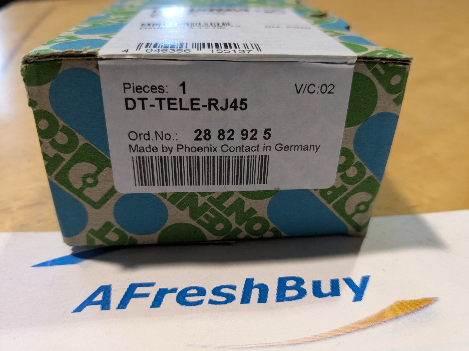Open Box PHOENIX CONTACT DT-TELE-RJ45 SURGE PROTECTION DEVICE