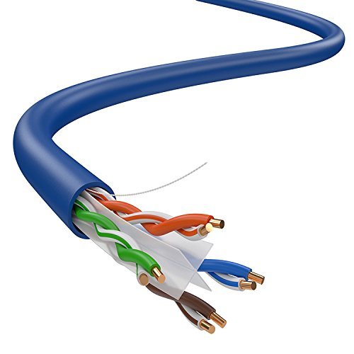 CAT6 1000FT UTP Cable Solid 23AWG 550MHz Network Ethernet Bulk USA