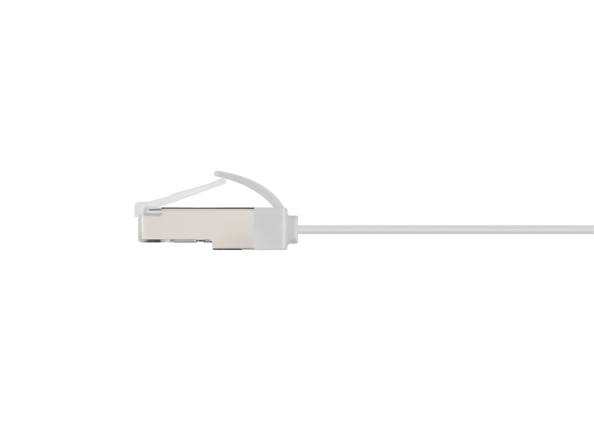 Monoprice Cat6A Ethernet Patch Cable – Slim, Flat, U/FTP, 32AWG, Molded Boot,