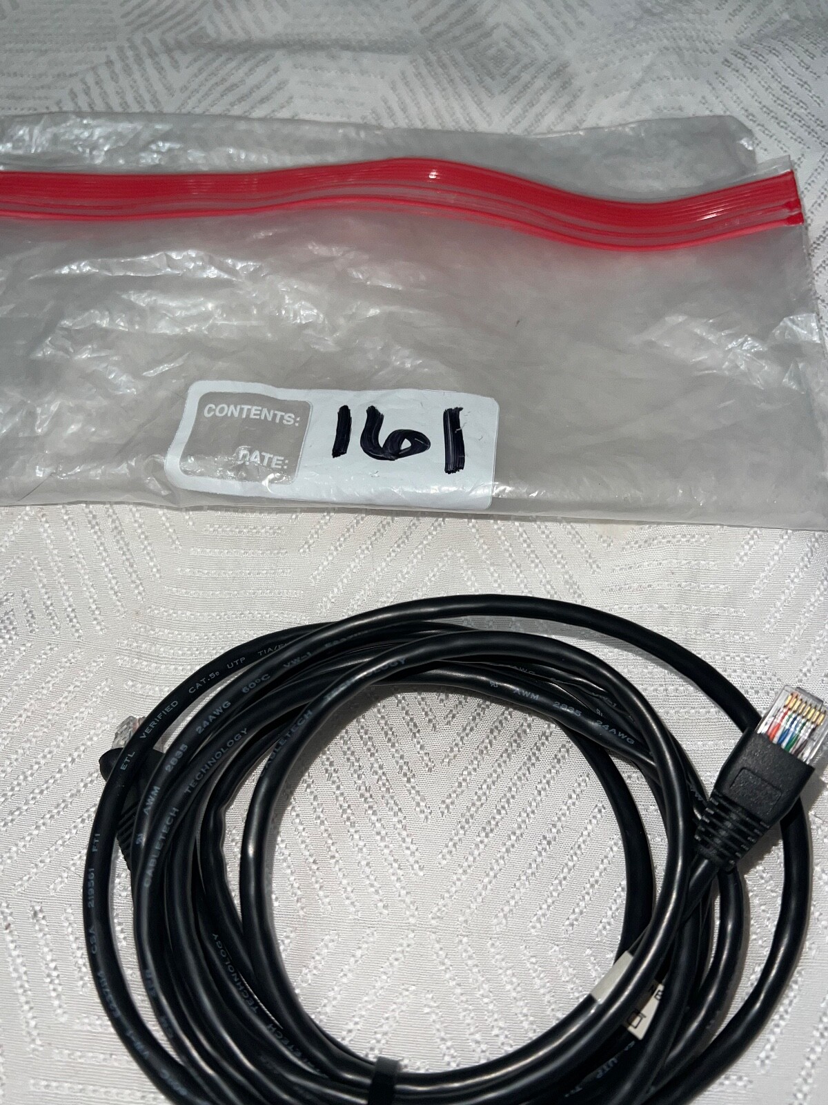 10 Ft CABLETECH TECHNOLOGY Cable CAT.6 UTP TIA/EIA-568-B.2-1 E237114 2835 219561