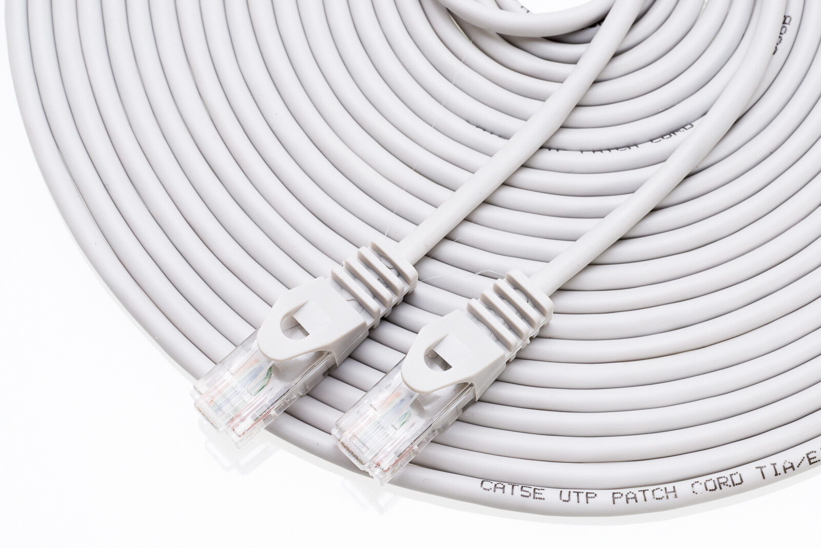 CAT6 Patch Cable 500mhz Ethernet Internet Network Router LAN RJ45 UTP GREY LOT