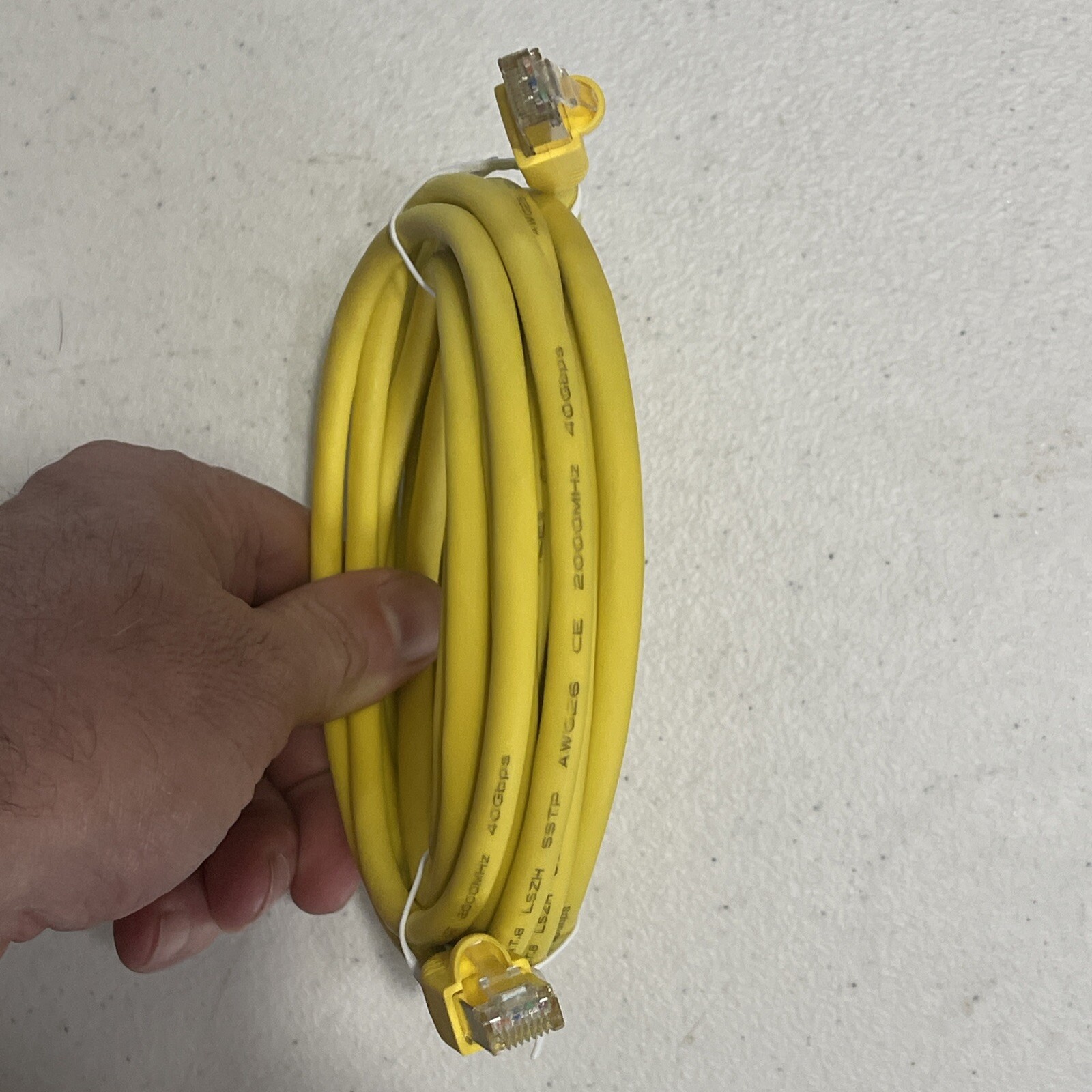 CAT8 Ethernet Cable 4.6M, BIFALE SSTP Cat8 Cable 26AWG, LSZH Jacket,