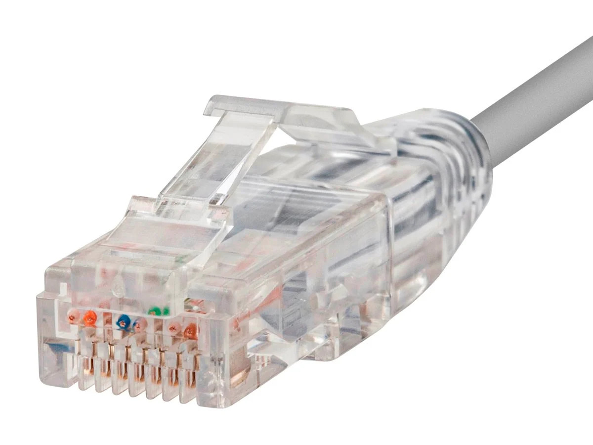 Monoprice Cat6 Ethernet Patch Cable – 3 feet – Gray | Snagless RJ45 Stranded
