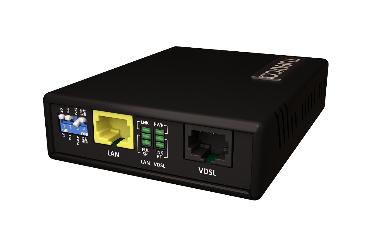 Ethernet Extender Kit – 2pc Pair TEX-100 – Range up to 1 Mile over Phone Copper