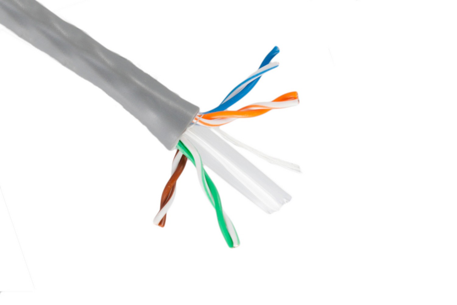 Cat6 Ethernet Cable, 1000′ Pull Box, 550MHZ UTP, Gray – Lifetime Warranty