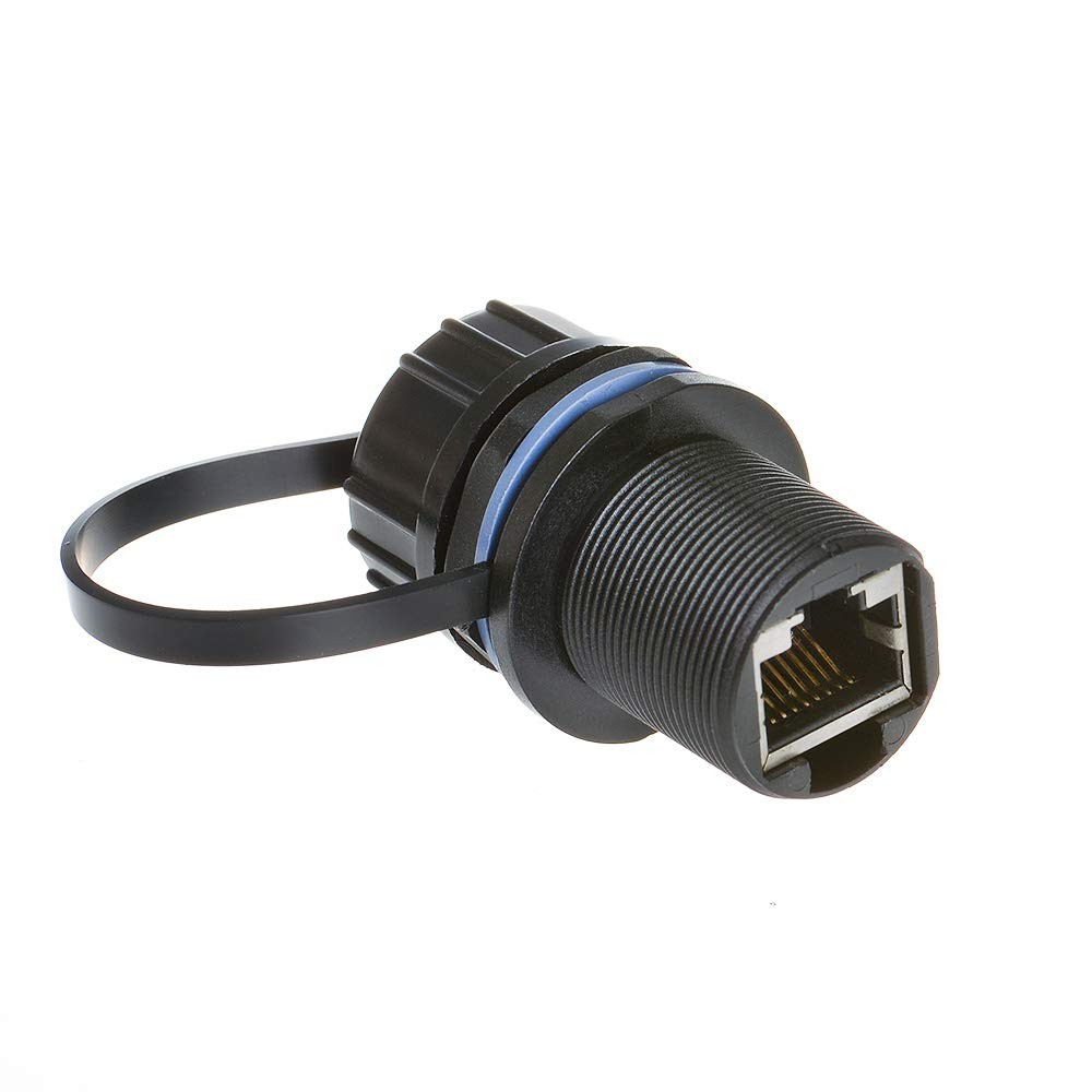 10 PCS RJ45 Panel Mount Shielded Waterproof Connector Ethernet LAN Coupler