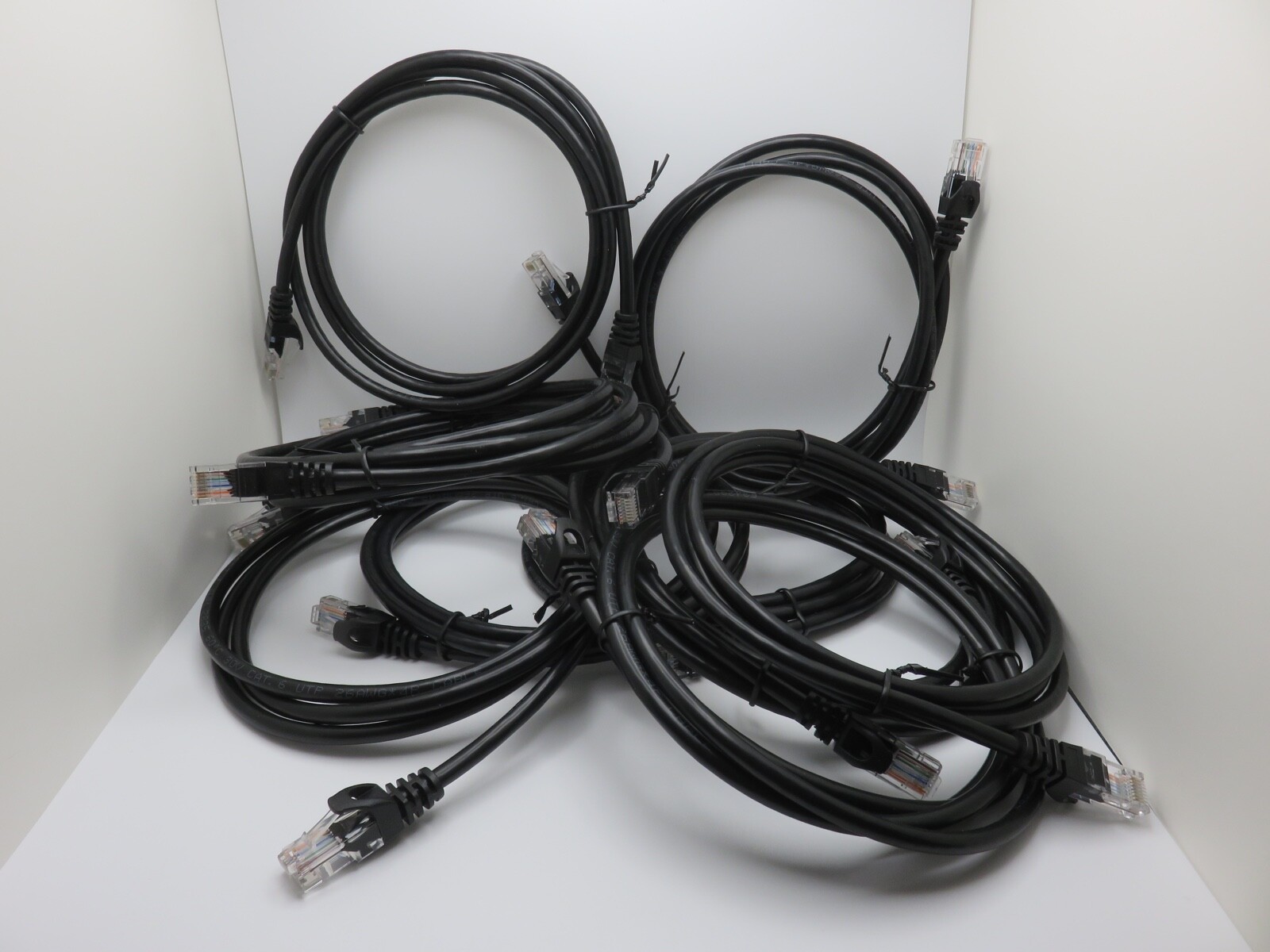 Lot of 10 RJ45 Cat-6 Ethernet Patch Internet Cable 5ft 10-Pack NEW!! US Seller!!