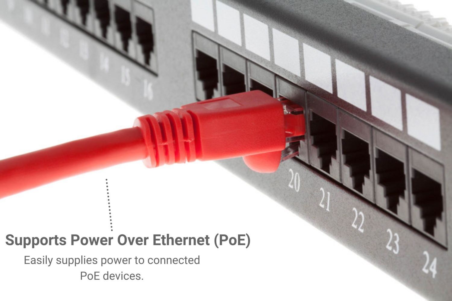 CAT6A Ethernet Patch Cable, Snagless, 35′, Red – Lifetime Warranty