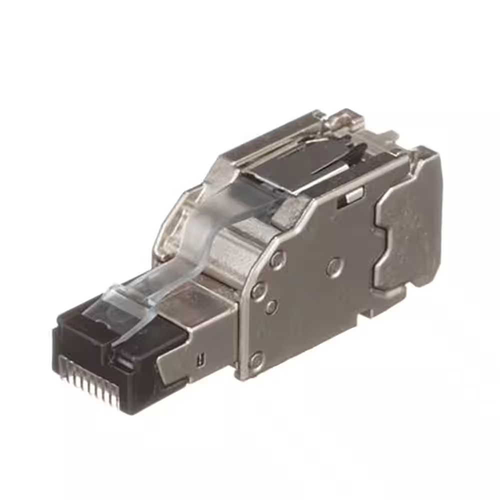 5 Pack – Panduit FPS6X88MTG RJ45 Cat 6A Shielded Field Term Plug 22-26 AWG