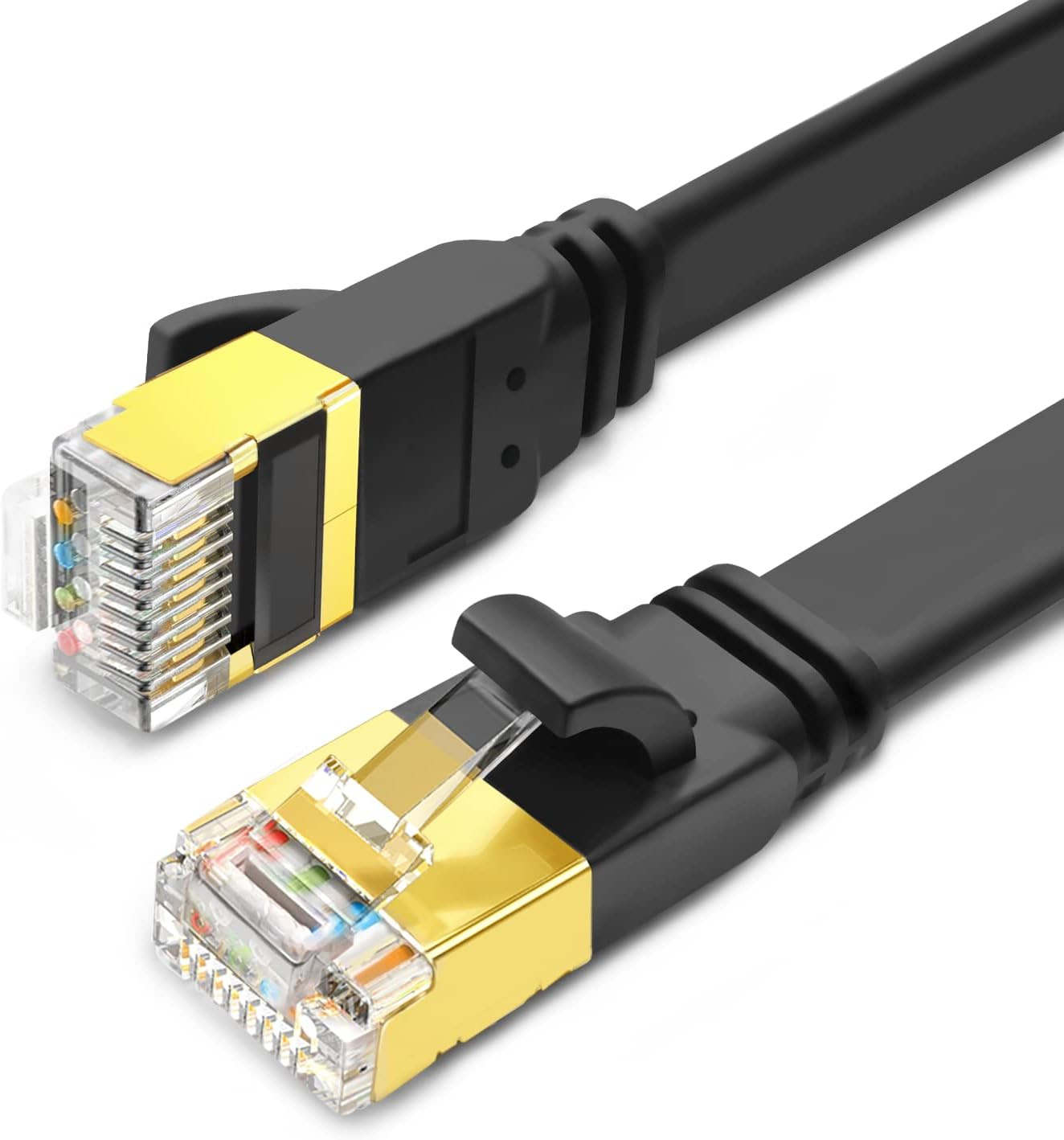 CAT 8 Ethernet Cable 1.5Ft(2 Pack) – 3Ft 6Ft 10Ft 15Ft 20Ft 25Ft 50Ft 65Ft 100Ft