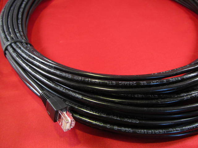 175′ Ft Cat 5e GEL Filled UV Outdoor Direct Burial ethernet Cable.