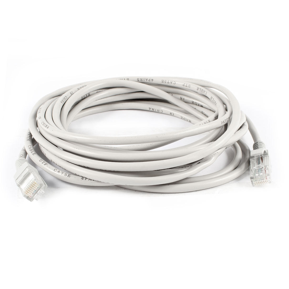 16ft RJ45 Cat5 Patch Cord Cable 500mhz Ethernet Internet Network LAN UTP Grey Us