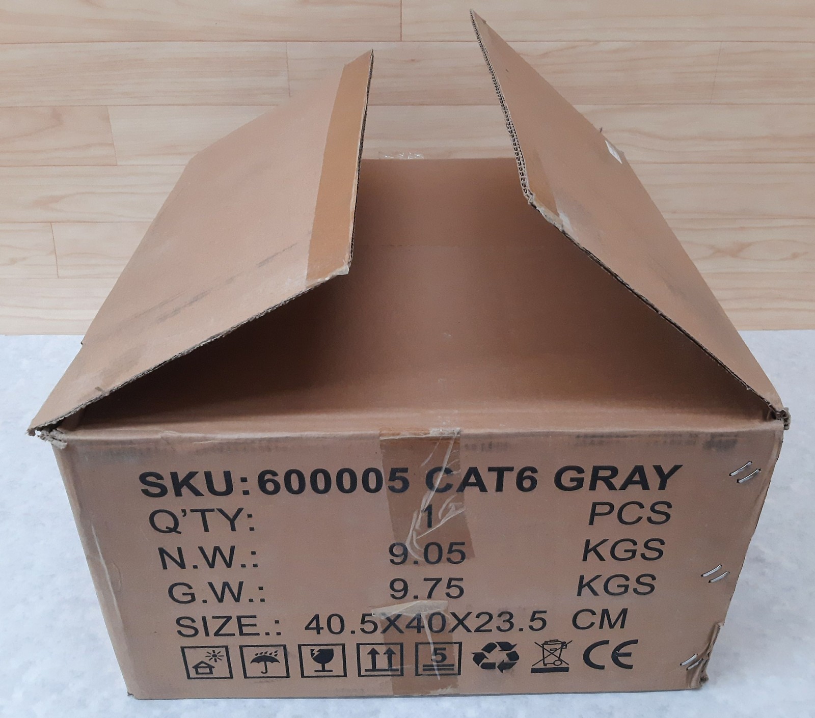 Dripstone 1000 Ft Roll CAT6 UTP Cable 4Pair 23AWG 1/0.57mm CCA PVC Jacket Gray