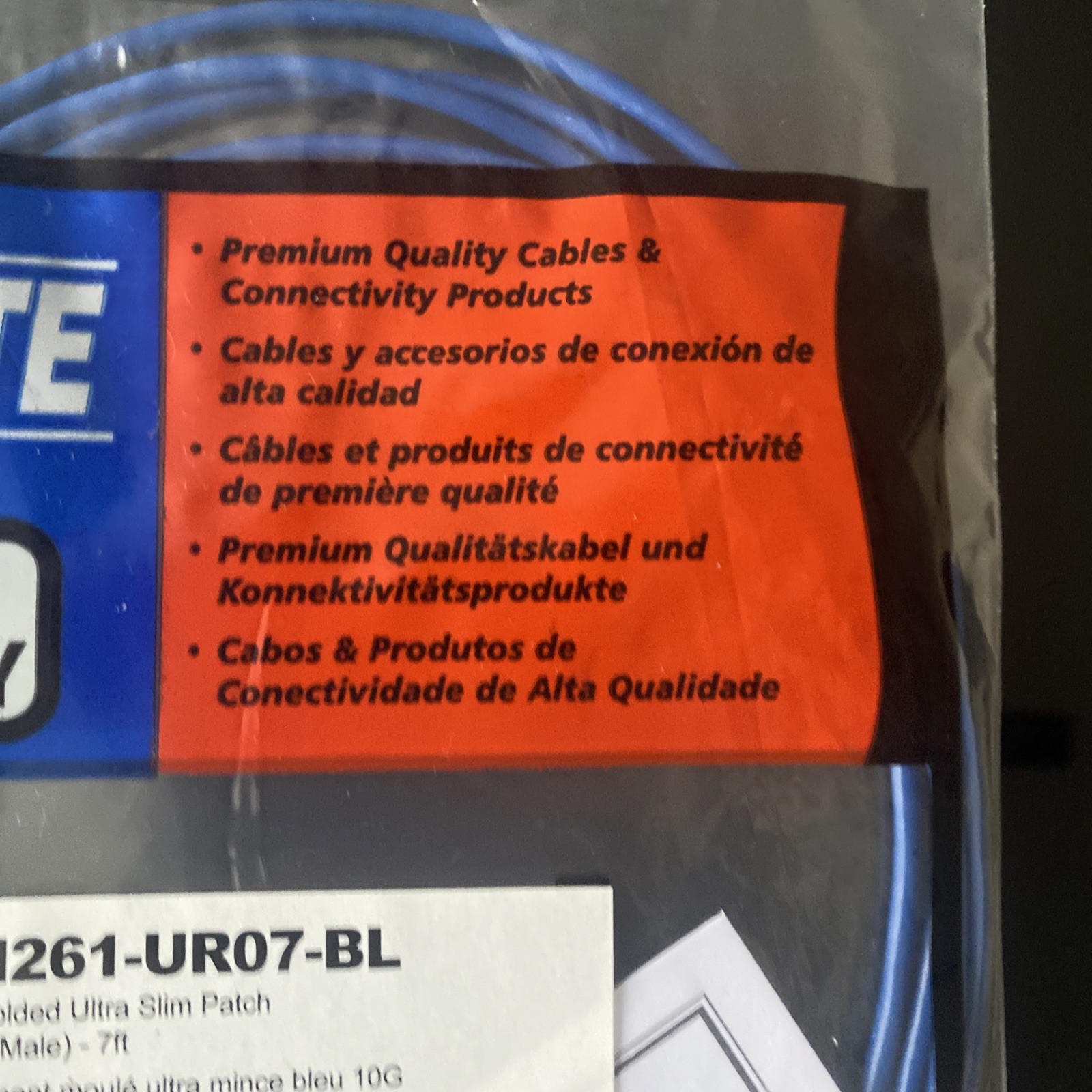 Tripp Lite Cat6a 10G Certified Molded Ultra-Slim UTP Ethernet Cable [RJ45 M/M],