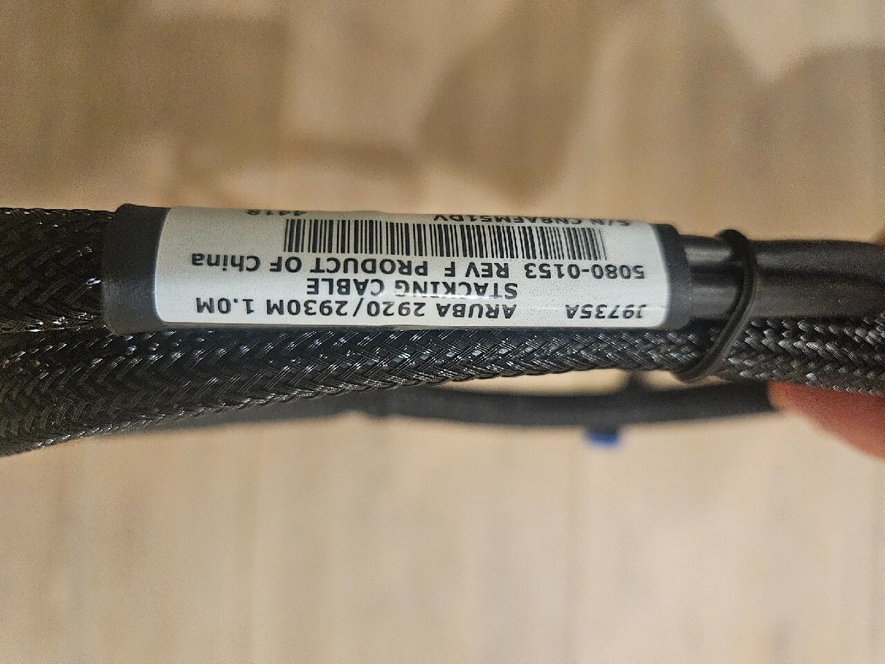 HPE Aruba 2920 / 2930M 1.0M Stacking Cable (J9735A)