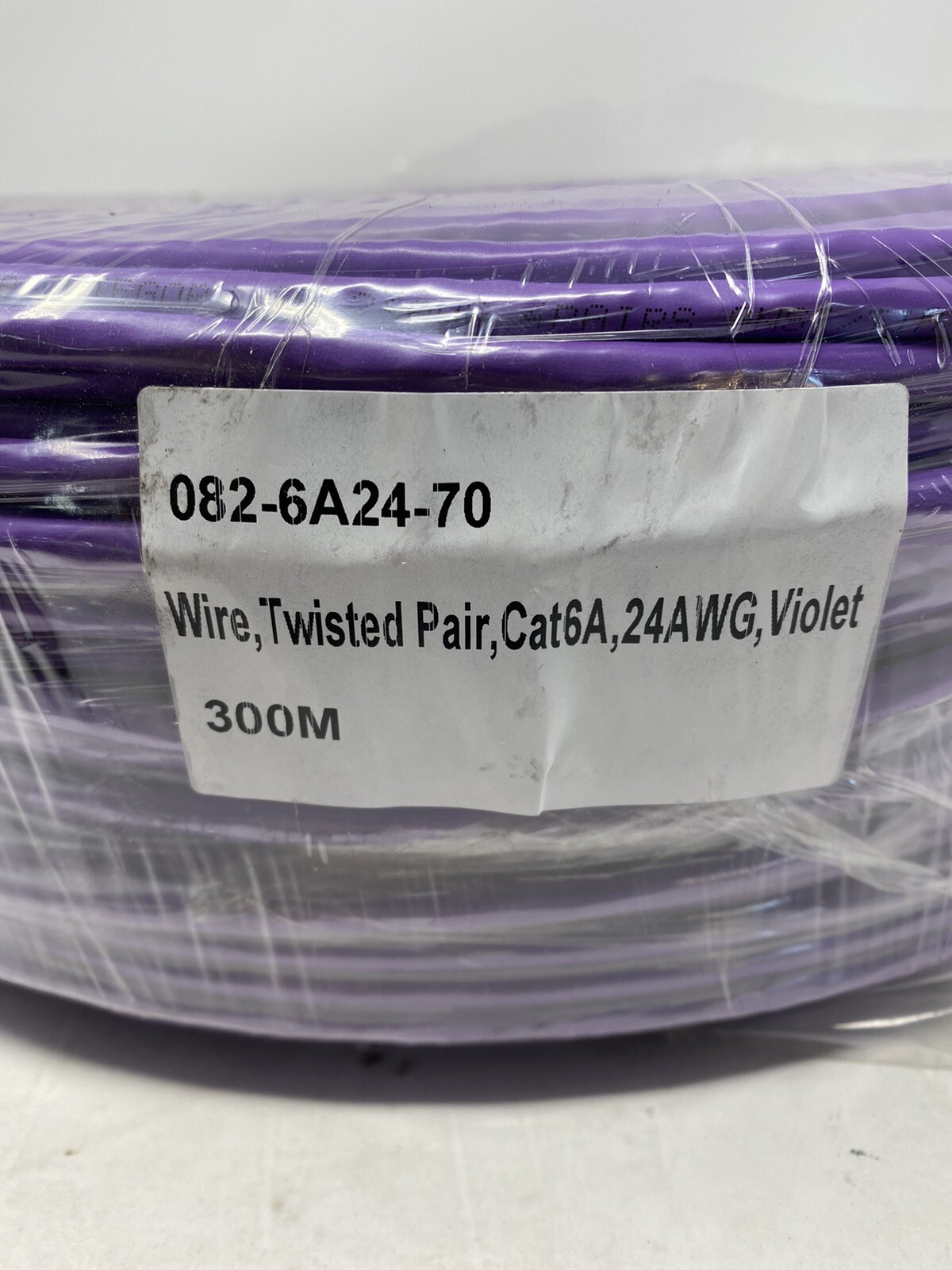 ENCONNEX CMR PATCH CORD 300 METERS UTP CATEGORY 6A 24 AWG 4 PAIRS ANSI/TIA/EIA