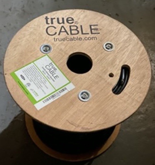 True Cable Cat6 Direct Burial Outdoor Ethernet Cable Pure Copper. Roughly 400ft.