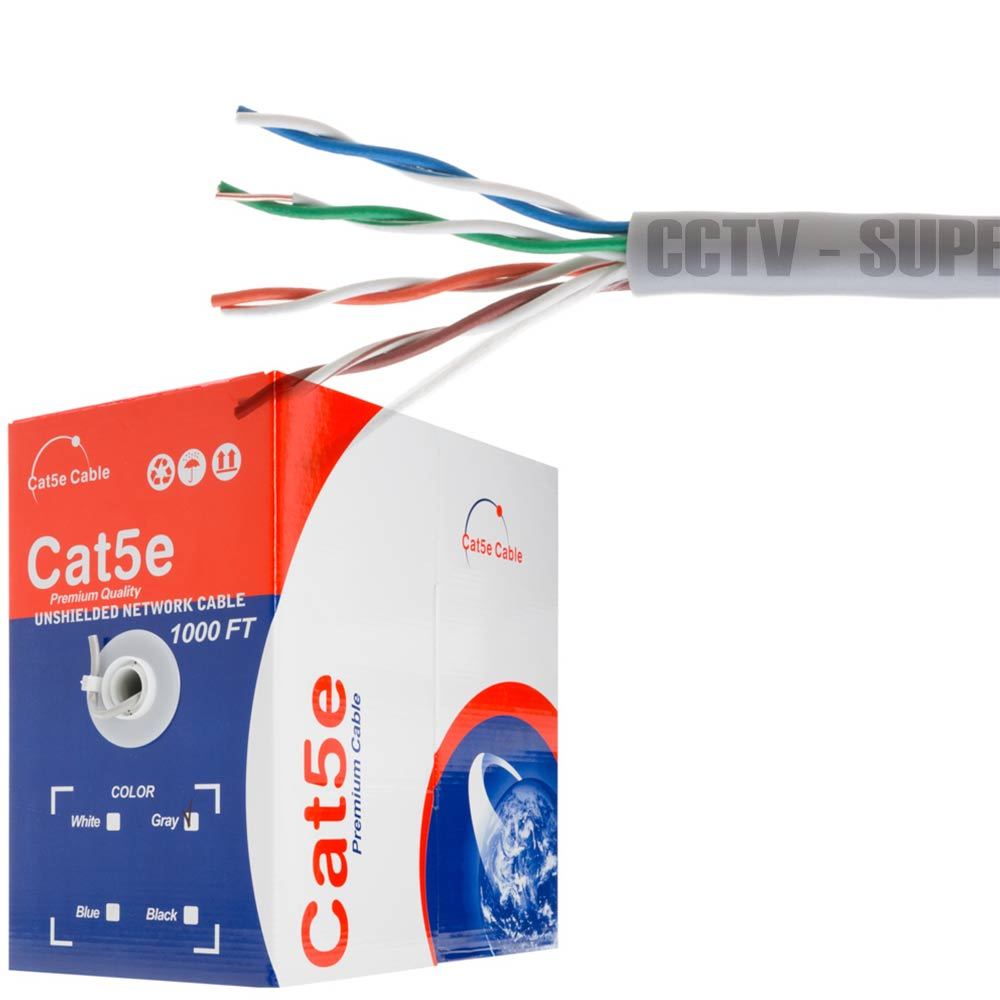 500ft CAT5e or CAT6 Ethernet Cable Professional Network UTP CCA High Speed