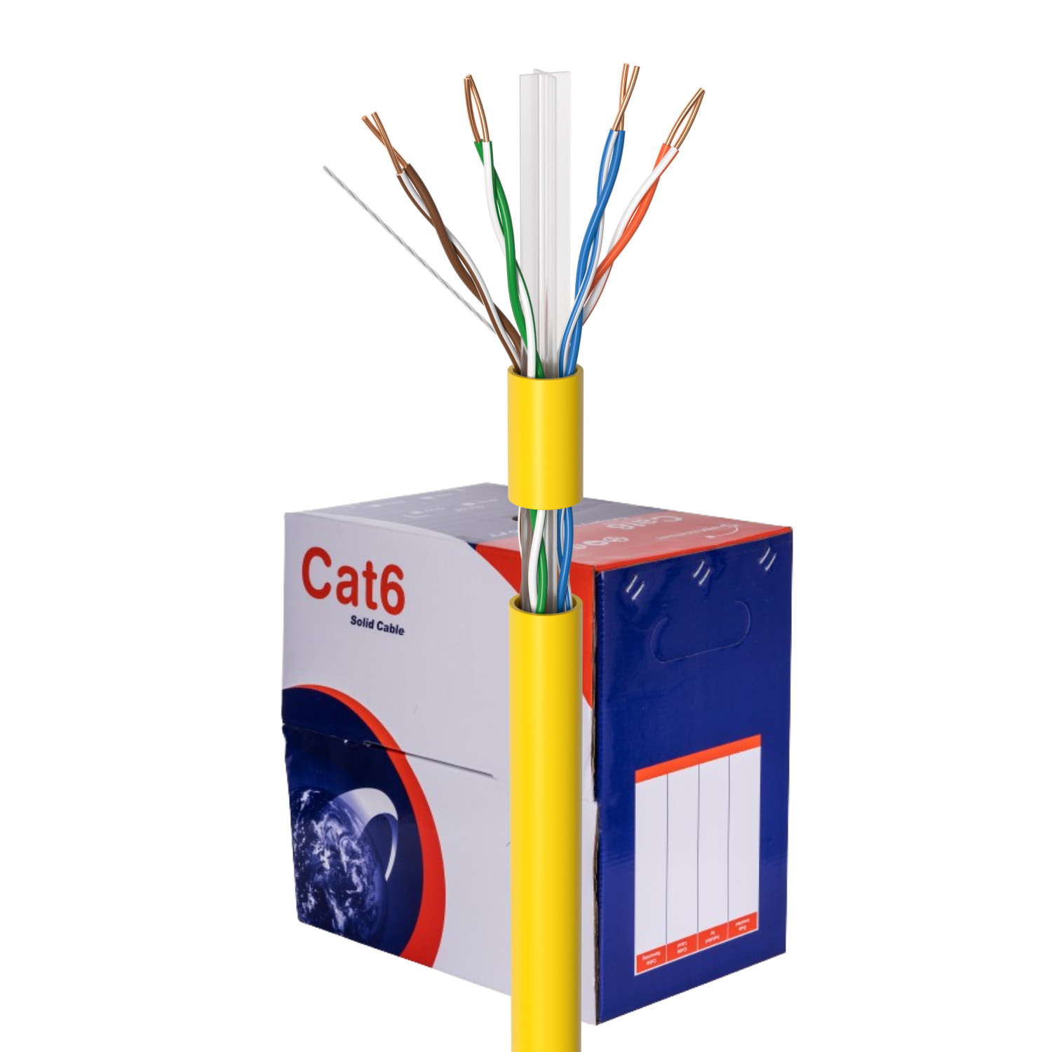 CAT5E CAT6 Cable 500FT 1000FT UTP Solid Network Ethernet CAT5 Bulk Wire RJ45 Lan