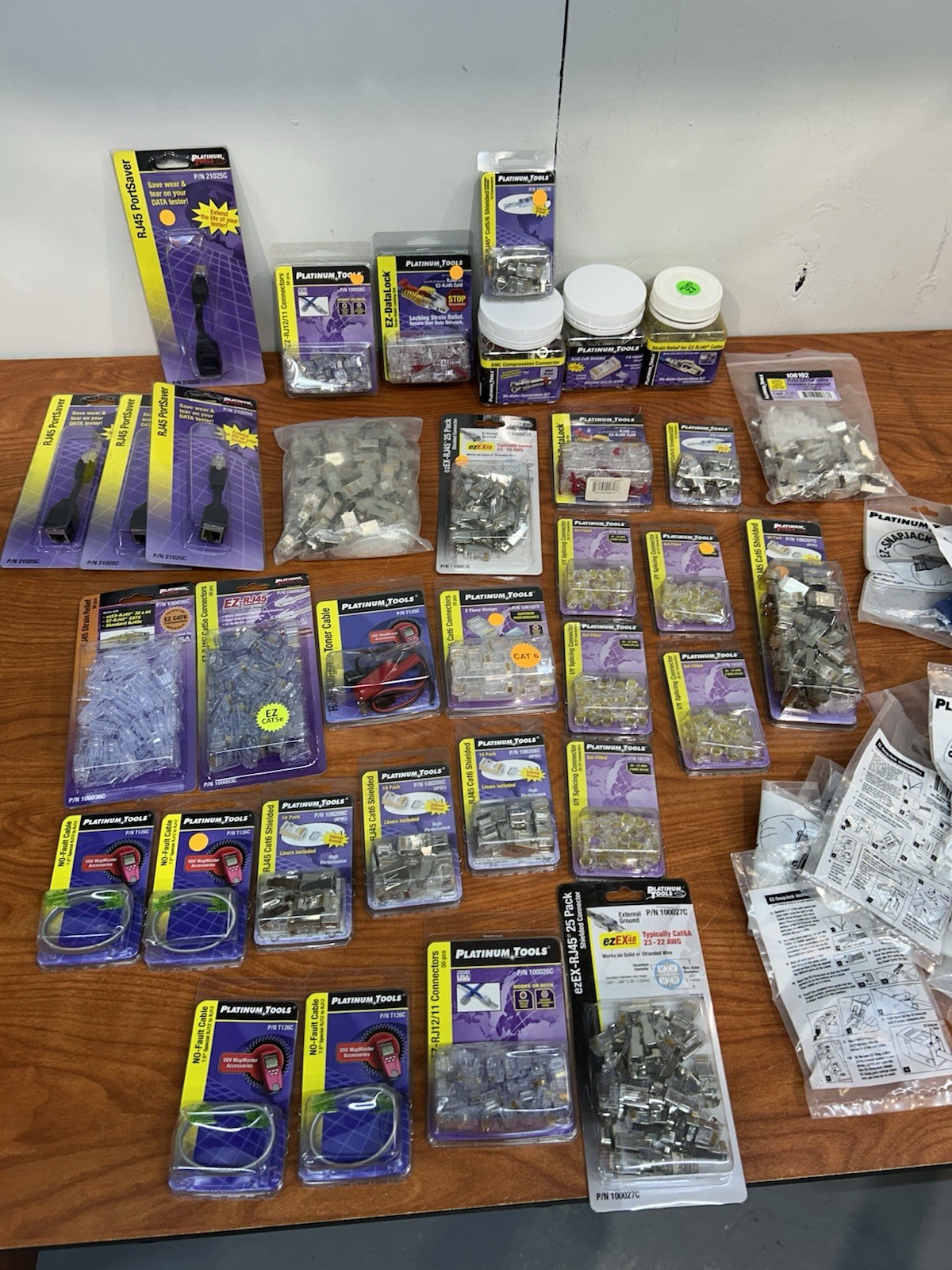 Platinum Tools, Bulk Lot Of Connectors And Other Items. All New In Packages JD