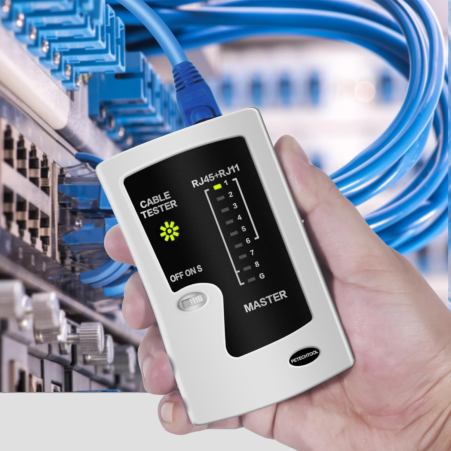 Network Ethernet Cable Tester for LAN RJ45 Cat5 Cat5E Cat6 Cat6A Cat7 Utp/Shield