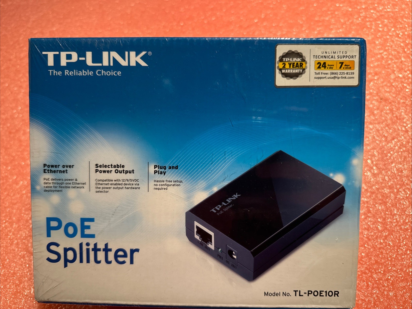 TP-LINK Gigabit PoE Splitter TL-POE10R – New