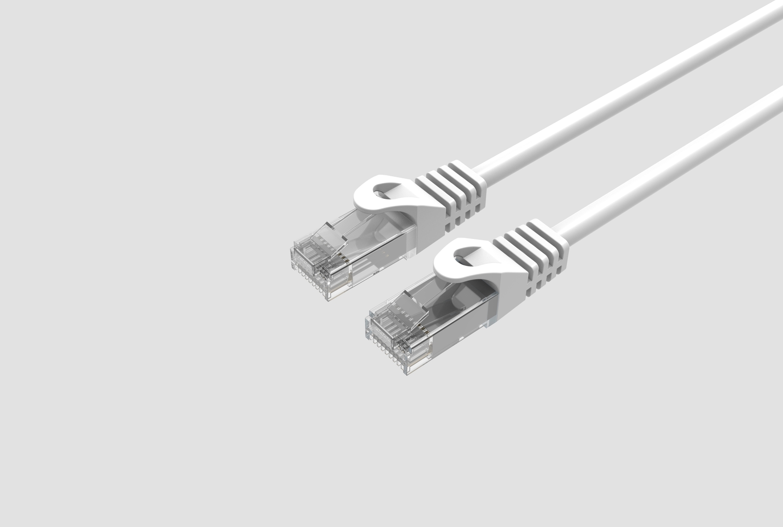 CAT6 Slim Ethernet Patch Cable White 1FT 50 PACK